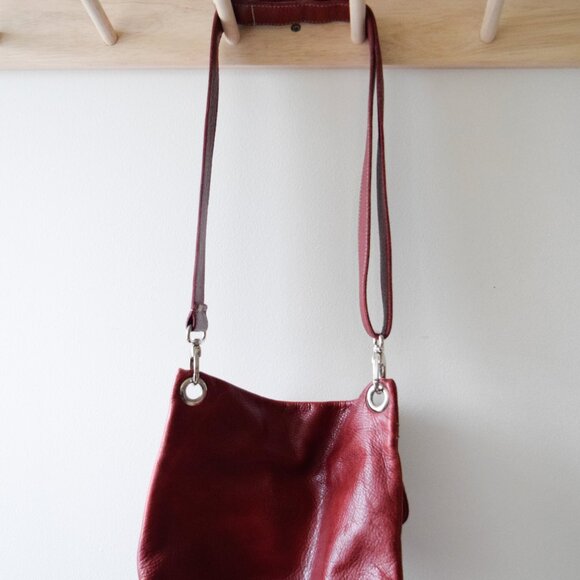 Roots leather crossbody purse - Picture 4 of 6